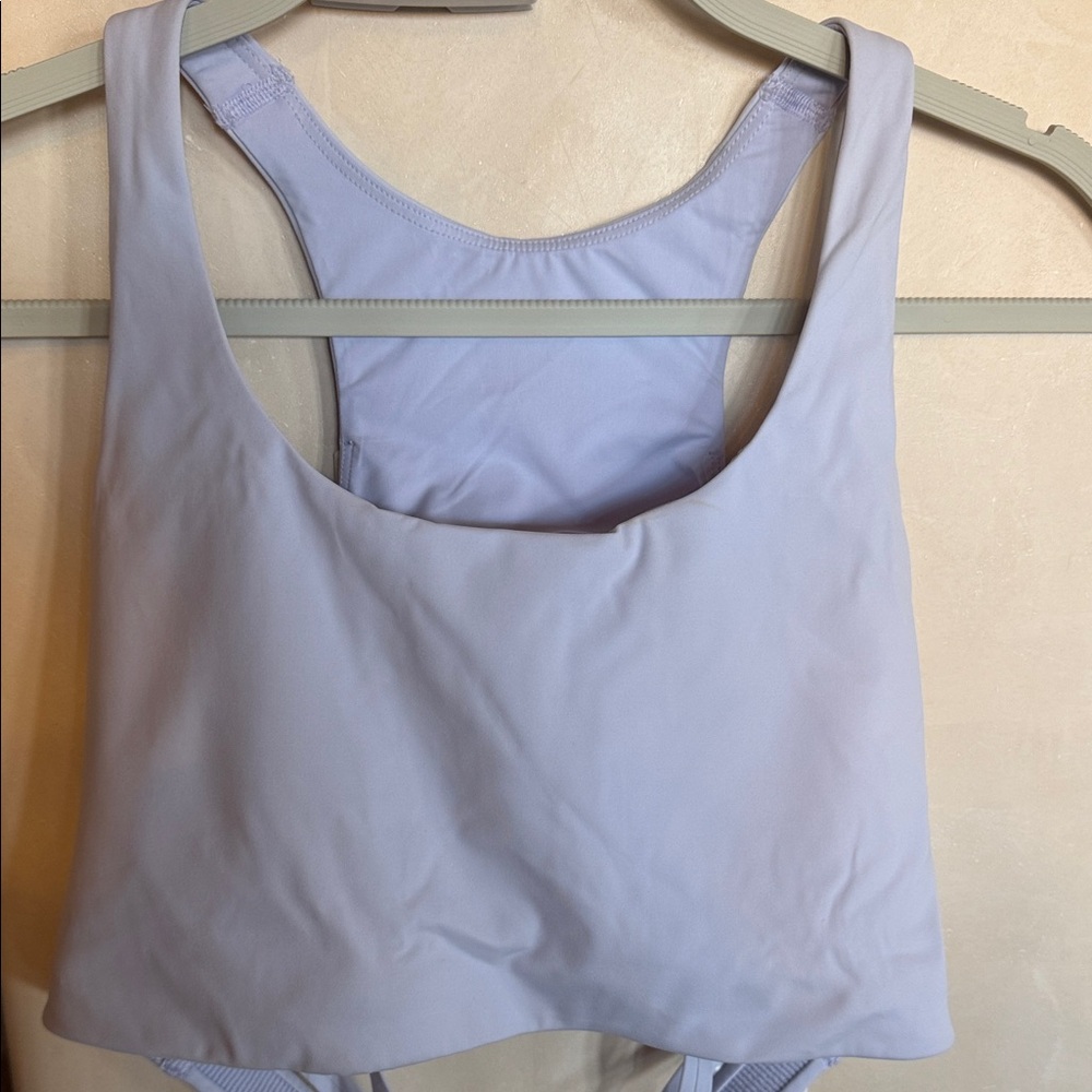 Women’s Light Lavender Scoop Neck Bralette Top